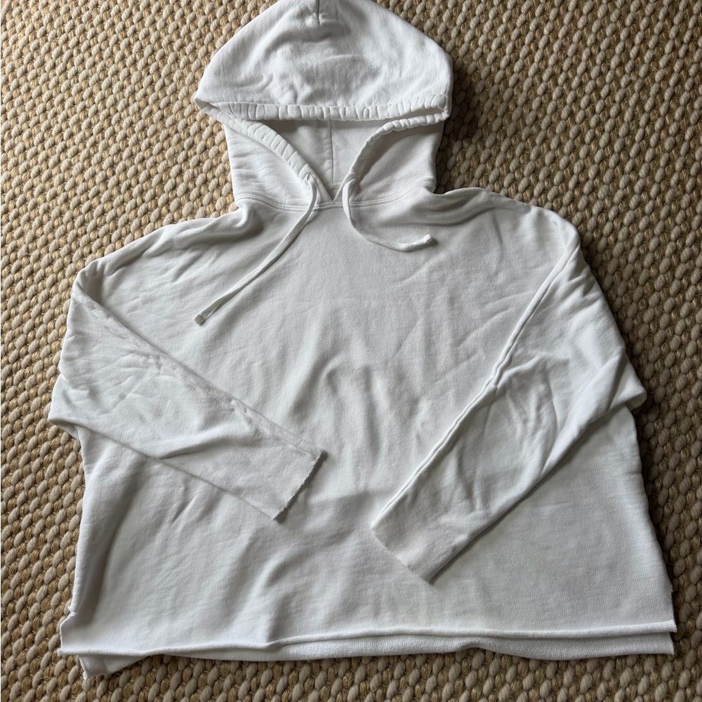 Frank & Eileen Women’s White Hoodie Sweatshirt